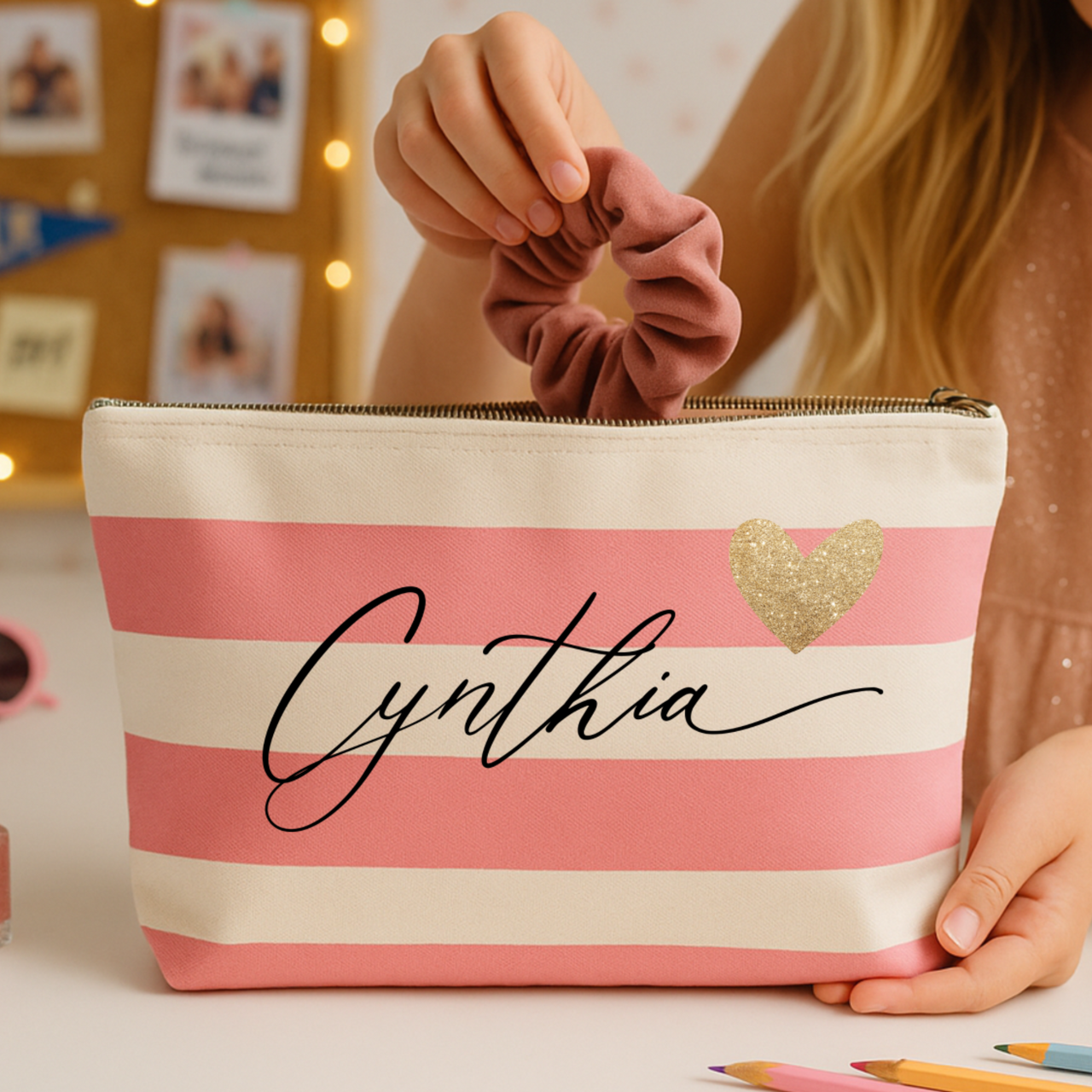 Personalized Makeup Bag