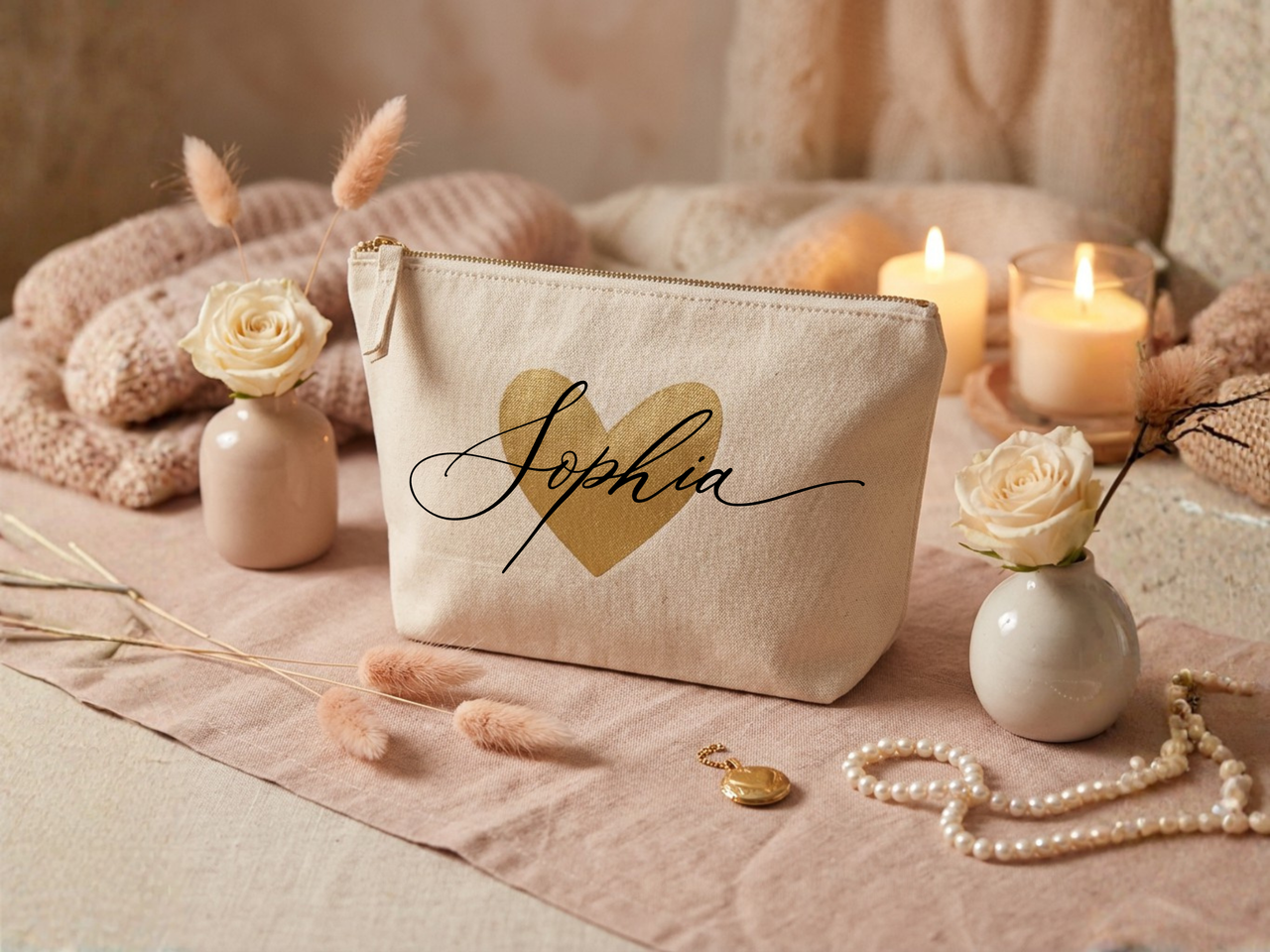 Personalized Makeup Bag
