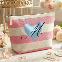 Thumbnail for Personalized Makeup Bag with Initials