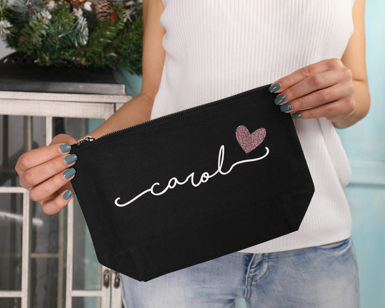 Personalized Makeup Bag