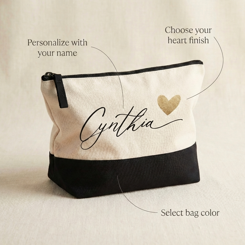 Makeup Bag Personalized